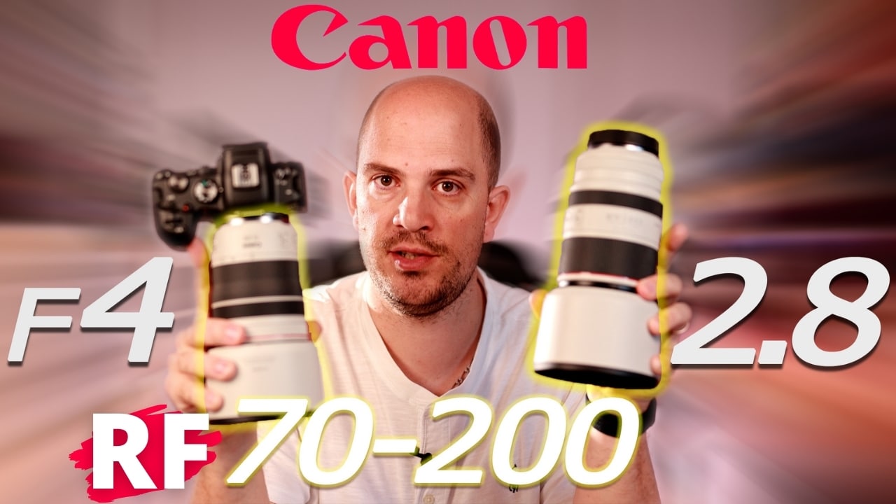 comparatif Canon RF 70-200 2.8 vs F4