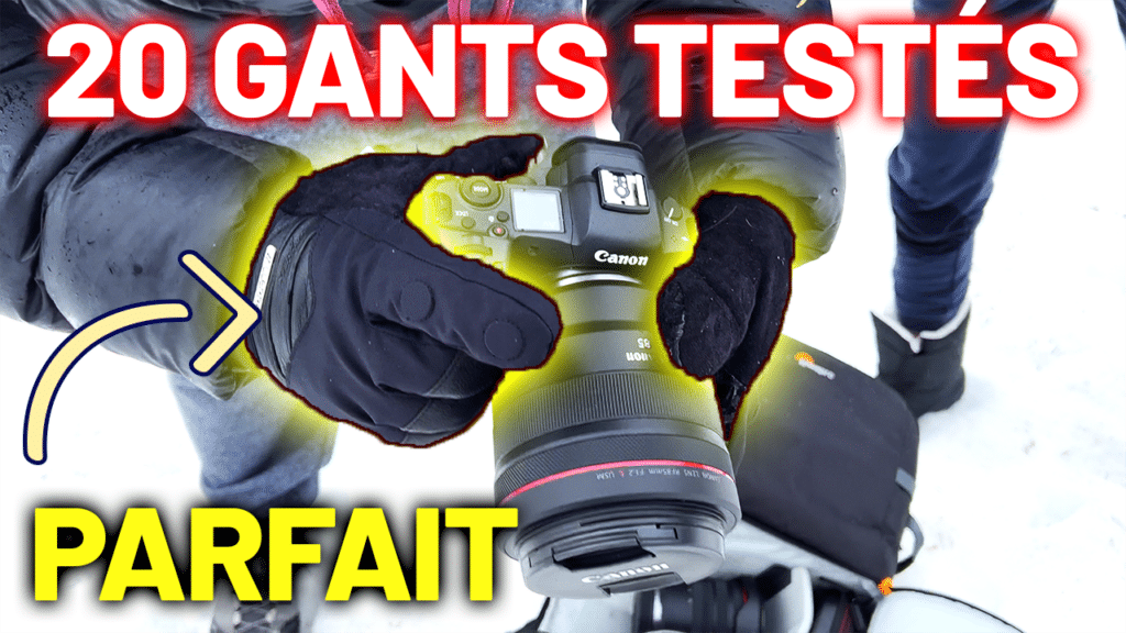 test gants photographe